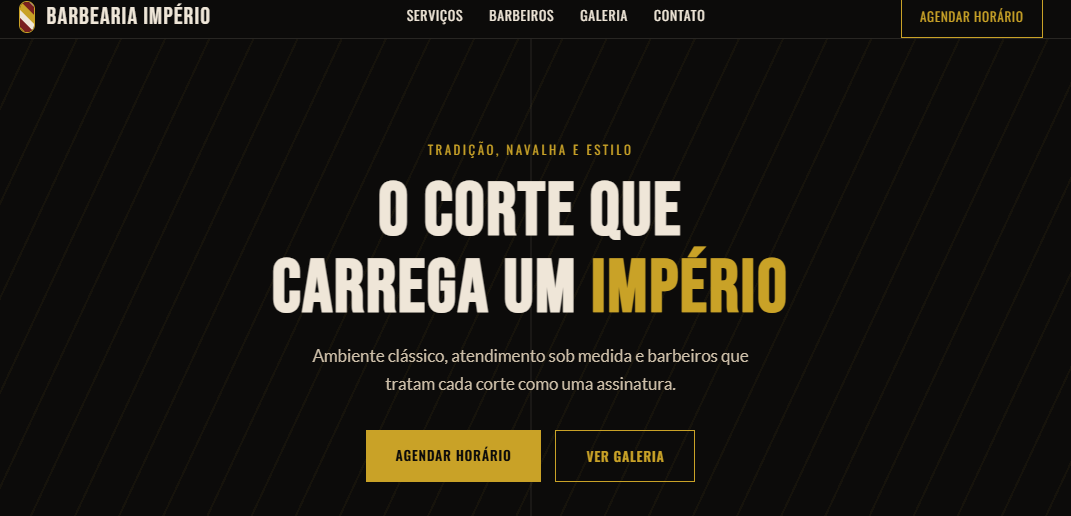 Site da Barbearia